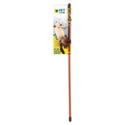 Pet Zone Play-N-Squeak Tethered Teaser Wand Cat Toy